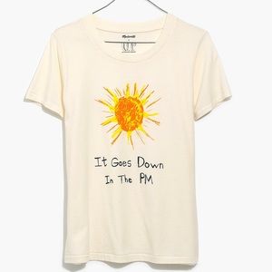 Madewell x Unfortunate Portrait™ It Goes Down in the PM Tee Size L